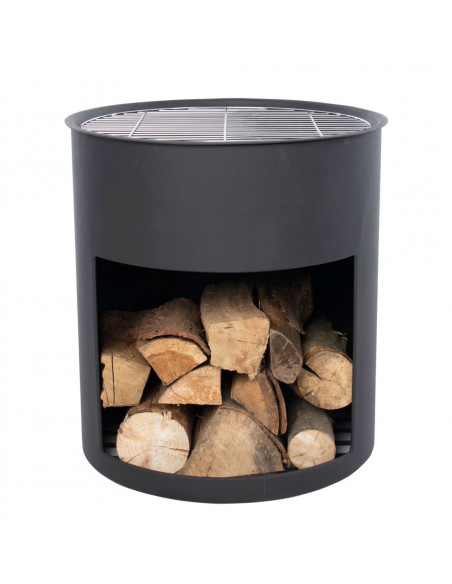 RedFire Braciere Milshire Nero in Acciaio