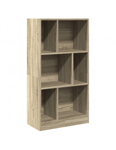 Libreria Rovere Sonoma 57x28,5x107,5 cm in Legno Multistrato
