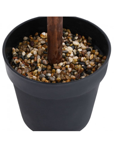 Pianta di Bosso Artificiale a Sfera con Vaso Verde 71 cm