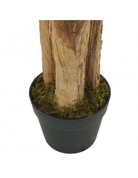 Albero di Banano Artificiale 9 Foglie 120 cm Verde