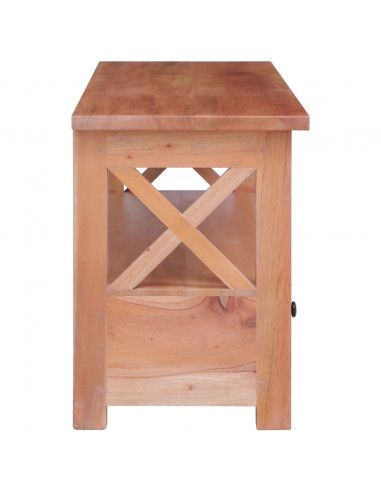 Mobile Porta TV 115x30x40 cm in Legno Massello di Mogano