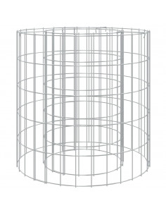 Caminetto a Gabbione Ø 50 cm Ferro Zincato 2