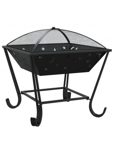 Braciere con Attizzatoio 50 cm XXL in Acciaio