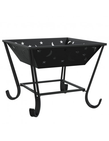 Braciere con Attizzatoio 50 cm XXL in Acciaio