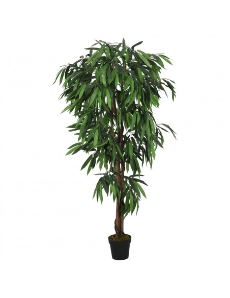 Albero Mango Artificiale 900 Foglie 180 cm Verde