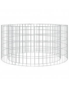 Caminetto a Gabbione Ø 100 cm Ferro Zincato 2