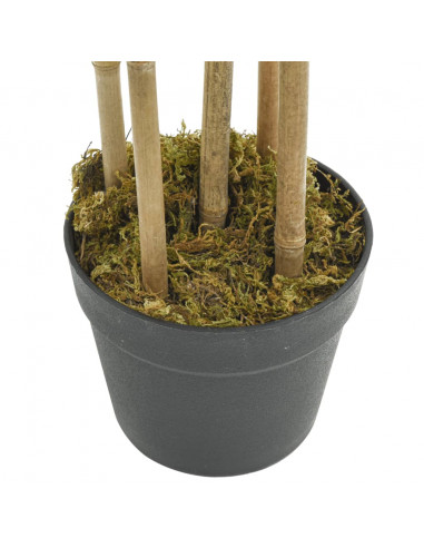 Albero Bambù Artificiale 730 Foglie 120 cm Verde