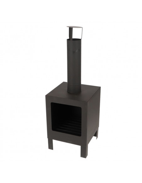 Esschert Design Stufa da Terrazzo S Nera