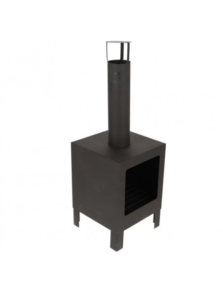 Esschert Design Stufa da Terrazzo S Nera