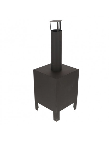 Esschert Design Stufa da Terrazzo S Nera