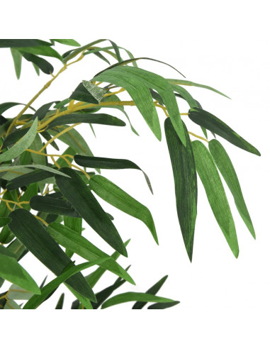 Albero Bambù Artificiale 988 Foglie 150 cm Verde