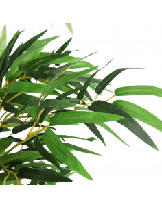 Albero Bambù Artificiale 988 Foglie 150 cm Verde 2