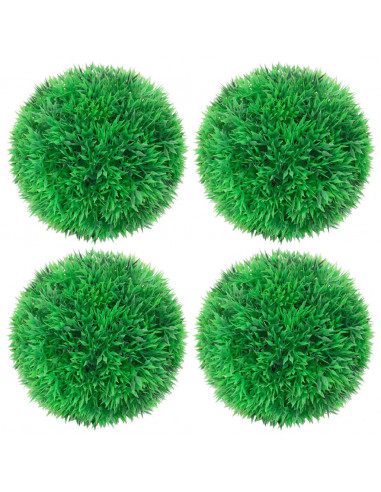 Sfere di Bosso Artificiale 4 pz 12 cm