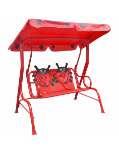 Altalena per bambini rossa 2