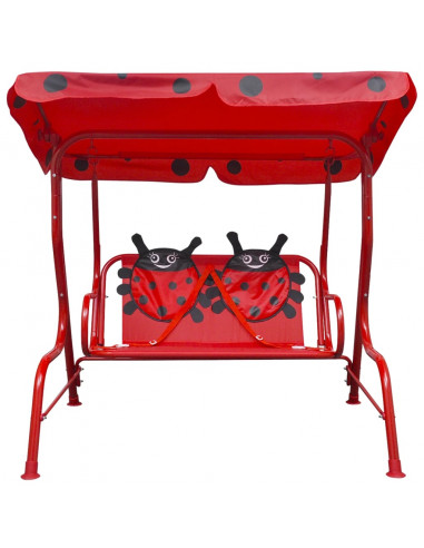 Altalena per bambini rossa
