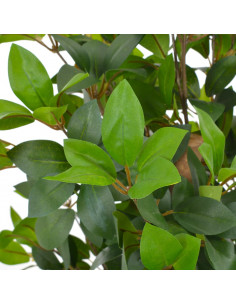 Albero di Alloro Artificiale con Vaso Verde 150 cm 2