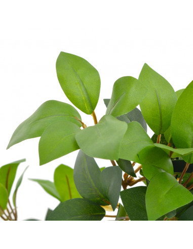 Albero di Alloro Artificiale con Vaso Verde 120 cm