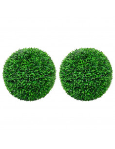 Sfere di Bosso Artificiale 2 pz 55 cm 2