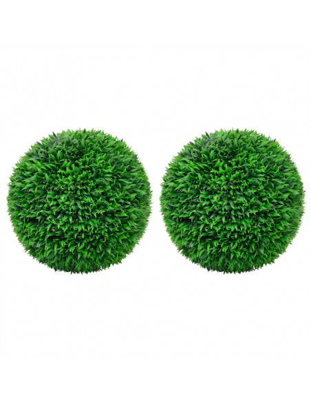 Sfere di Bosso Artificiale 2 pz 55 cm