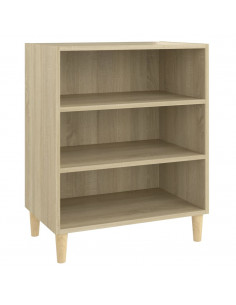 Credenza Rovere Sonoma 57x35x70 cm in Legno Multistrato 2