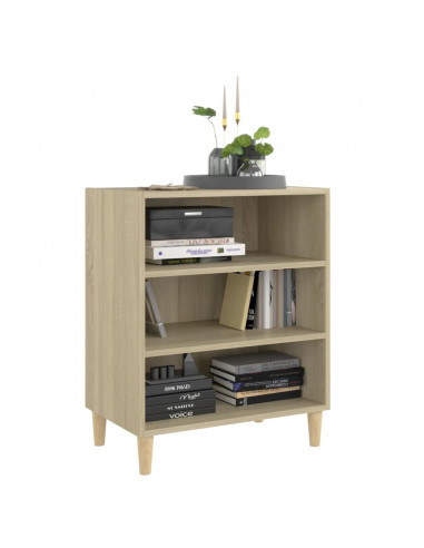 Credenza Rovere Sonoma 57x35x70 cm in Legno Multistrato
