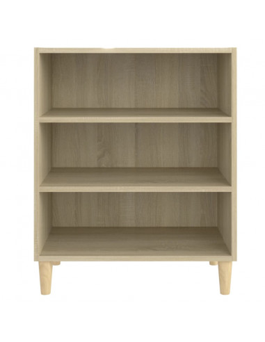 Credenza Rovere Sonoma 57x35x70 cm in Legno Multistrato