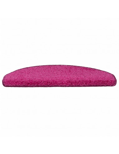 Tappetini per Scale 15 pz Rosa 65x21x4 cm