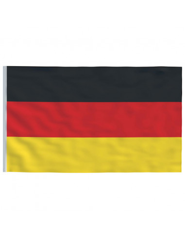 Asta e Bandiera Germania 6,23 m Alluminio