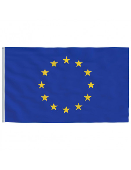 Asta e Bandiera Europa 5,55 m Alluminio