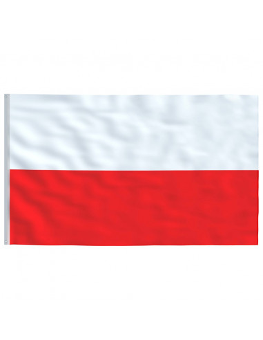 Asta e Bandiera Polonia 5,5 m Alluminio