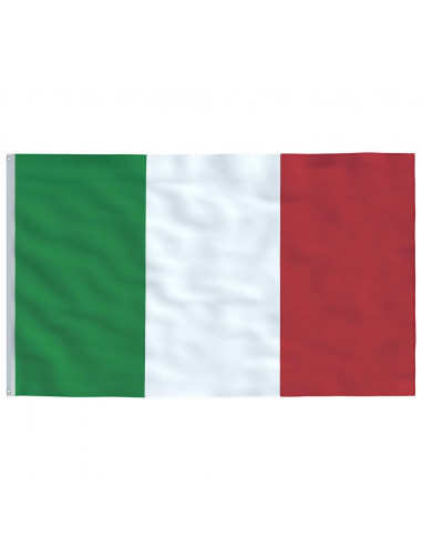 Asta e Bandiera Italia 5,55 m Alluminio