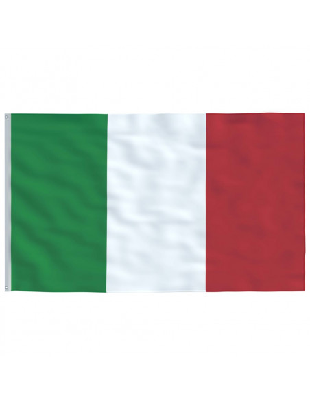 Asta e Bandiera Italia 5,55 m Alluminio