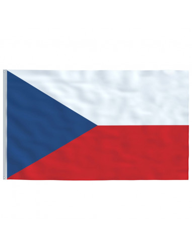 Asta e Bandiera Repubblica Ceca 5,55 m Alluminio