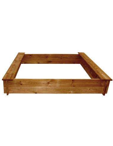 Sabbiera Quadrata in Legno