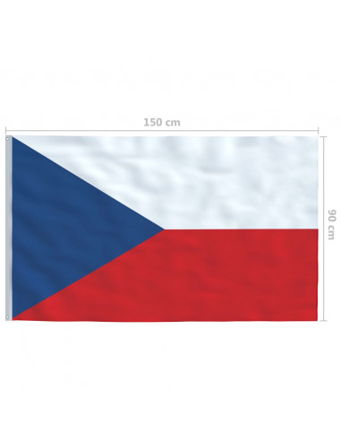 Bandiera della Cechia 90x150 cm