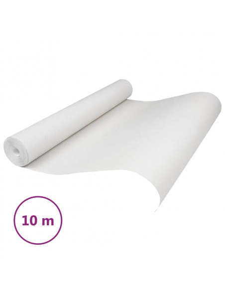 Carta da Parati 3D Tinta Unita Bianca