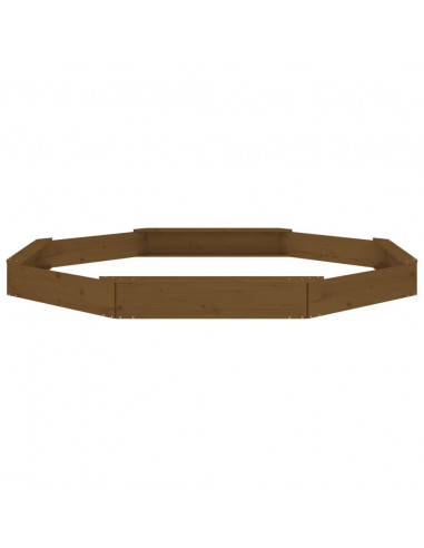 Sabbiera con Sedute Ambra Ottagonale in Legno Massello di Pino