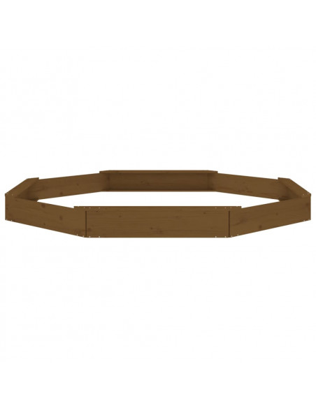 Sabbiera con Sedute Ambra Ottagonale in Legno Massello di Pino