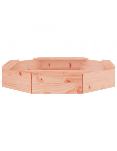 Sabbiera con Sedute Ottagonale in Legno Massello di Douglas