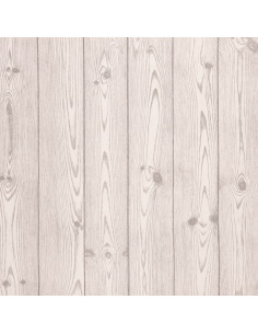 Carta da Parati 3D Venature Legno Grigia 2