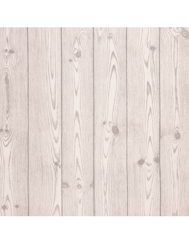 Carta da Parati 3D Venature Legno Grigia