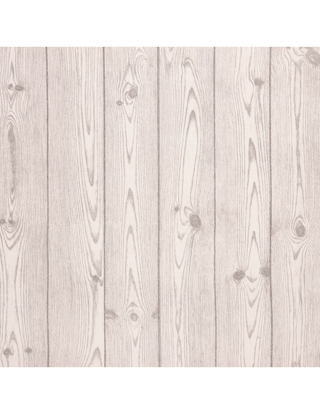 Carta da Parati 3D Venature Legno Grigia