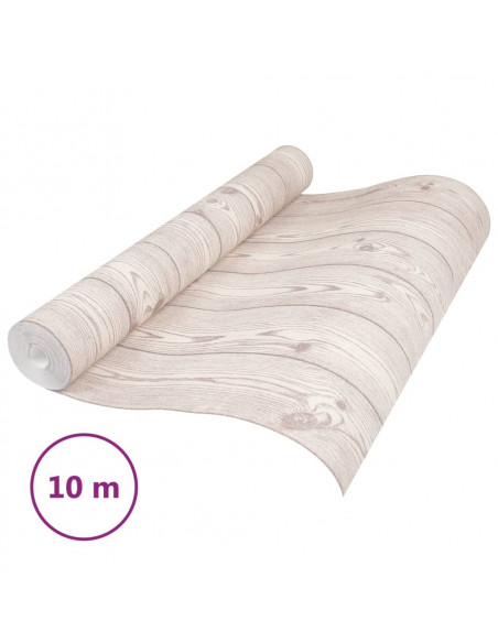 Carta da Parati 3D Venature Legno Grigia