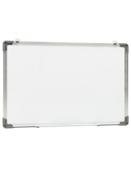 Lavagna Magnetica Bianca Cancellabile a Secco 50x35 cm Acciaio