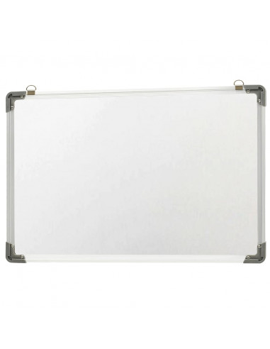 Lavagna Magnetica Bianca Cancellabile a Secco 50x35 cm Acciaio