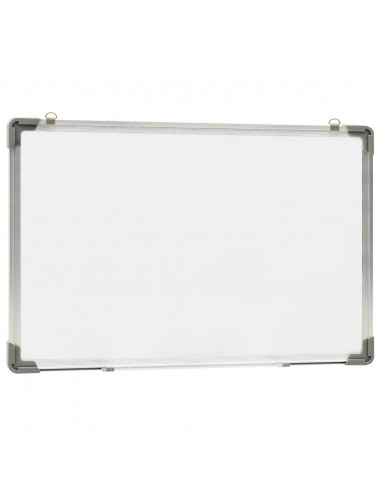 Lavagna Magnetica Bianca Cancellabile a Secco 60x40 cm Acciaio