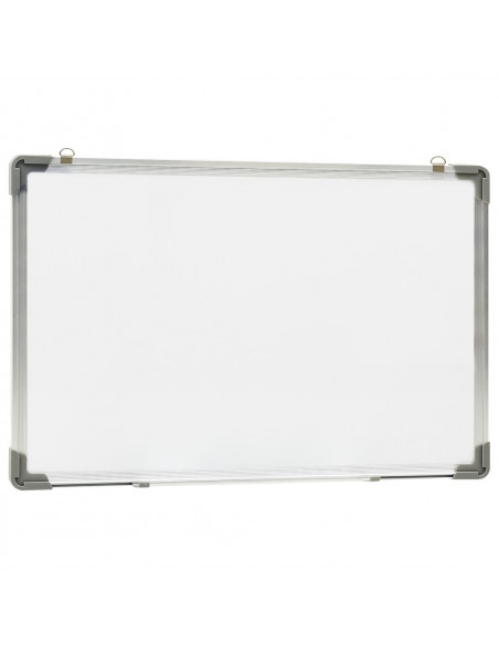 Lavagna Magnetica Bianca Cancellabile a Secco 60x40 cm Acciaio