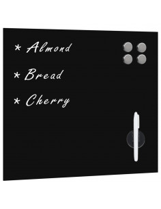 Lavagna Magnetica a Parete in Vetro 60x60 cm 2