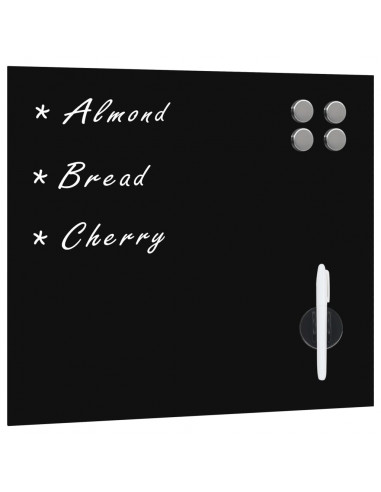 Lavagna Magnetica a Parete in Vetro 60x60 cm