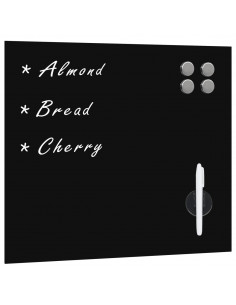 Lavagna Magnetica a Parete in Vetro 40x40 cm 2